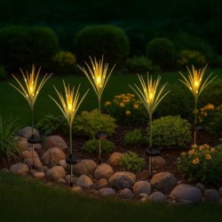 LED Saulės įsmeigiamas lauko šviestuvas Wheat 3000K, IP44, 3W