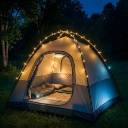 Lauko saulės LED šviestuvas EKO2530 Corda 6W, 9000K / 8m 3000K, IP44