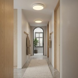 LED Plafonas HUGO 24W, 3000-6500K, IP54, baltas