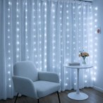 Dekoracinė RGB LED užuolaida Mery 3x3m, USB, 8 režimai, su pultu