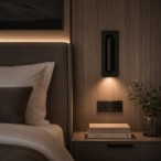 Įleidžiamas LED sieninis šviestuvas INN 3W 3000K, juodas, reguliuojamas, skaitymui