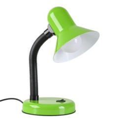 Žalia darbo stalinė lempa MENTOR E27, reguliuojama, lanksti