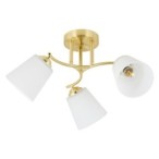 PAFOS GOLD lubinis šviestuvas, aukso spalvos, 3x E27, Ø500mm