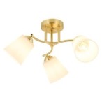 PAFOS GOLD lubinis šviestuvas, aukso spalvos, 3x E27, Ø500mm
