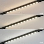 SLIM5 magnetinis šviestuvas 5mm, 20W, 48V, CCT, pritemdomas, juodas