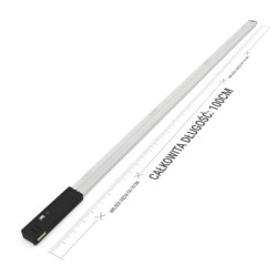SLIM5 magnetinis linijinis šviestuvas 5mm 10W 48V CCT pritemdoma, 1m