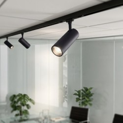 SLIM5 Magnetinis LED šviestuvas 5W CCT 48V juodas, pritemdomas