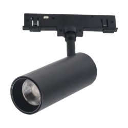 Magnetinis LED šviestuvas SLIM5 10W 48V, CCT reguliuojamas, pritemdomas, juodas