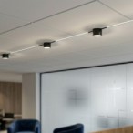 SLIM5 5mm magnetinis LED šviestuvas 7W 48V CCT Pritemdomas Juodas