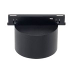 SLIM5 5mm magnetinis LED šviestuvas 7W 48V CCT Pritemdomas Juodas