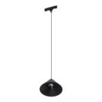 Magnetinis pakabinamas LED šviestuvas kūgio formos SLIM5 7W 48V CCT pritemdomas, juodas