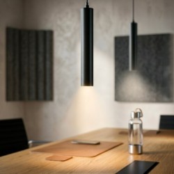 SLIM5 magnetinis pakabinamas LED šviestuvas 7W 48V CCT juodas pritemdomas