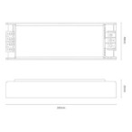 Maitinimo šaltinis magnetinei SLIM5 sistemai 200W 48V