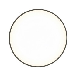 MARSHALL lubinis šviestuvas, natūralaus ratano, 3xE27, Ø50cm, Baltas/Pilkas