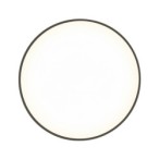 MARSHALL lubinis šviestuvas, natūralaus ratano, 3xE27, Ø50cm, Baltas/Pilkas