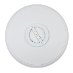 LED Plafonas HUGO 12-24W, 3CCT (3000-6500K), IP54, Juodas lubinis šviestuvas