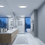 LED lubinis šviestuvas HUGO, juodas, 16-32W, 3000-6500K, IP54