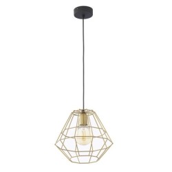 Pakabinamas šviestuvas DIAMOND 1xE27 JUODA