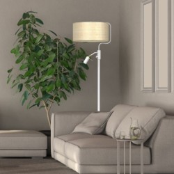 Toršeras MARSHALL WHITE / RATTAN 1xE27 + 1x mini GU10