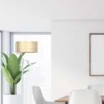 Toršeras MARSHALL WHITE / RATTAN 1xE27 + 1x mini GU10