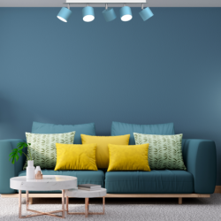 Lubinis šviestuvas DIXIE BLUE 5xGX53