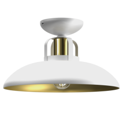 Lubinis šviestuvas FELIX WHITE/GOLD 1xE27