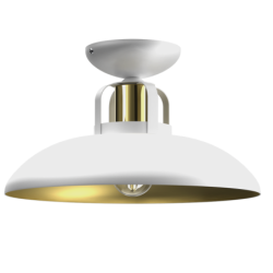 Lubinis šviestuvas FELIX WHITE/GOLD 1xE27
