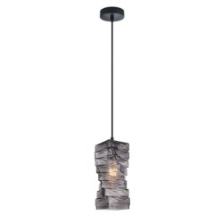 Pakabinamas šviestuvas Altera 1xE27 Juoda, Pilka (PND-3219-1-BK-SG)