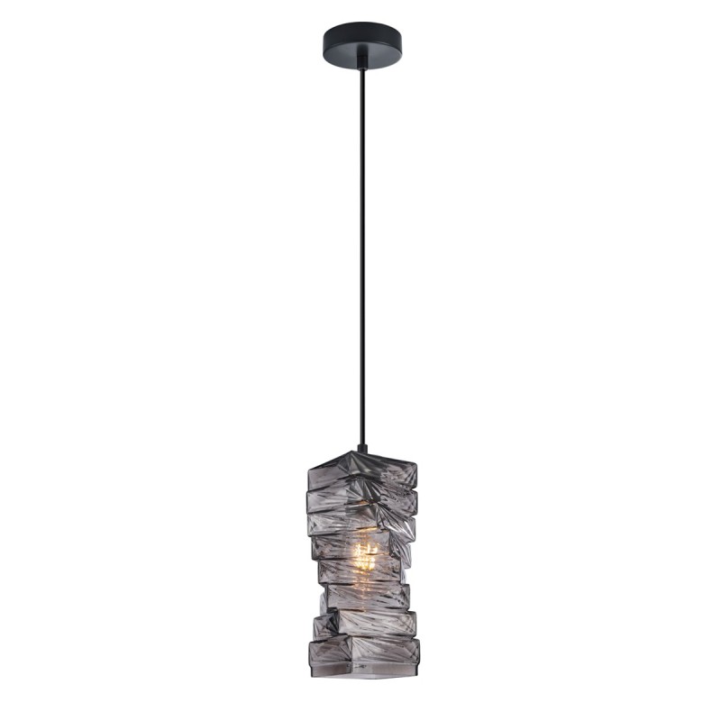 Pakabinamas šviestuvas Altera 1xE27 Juoda, Pilka (PND-3219-1-BK-SG)