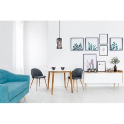Pakabinamas šviestuvas Altera 1xE27 Juoda, Pilka (PND-3219-1-BK-SG)