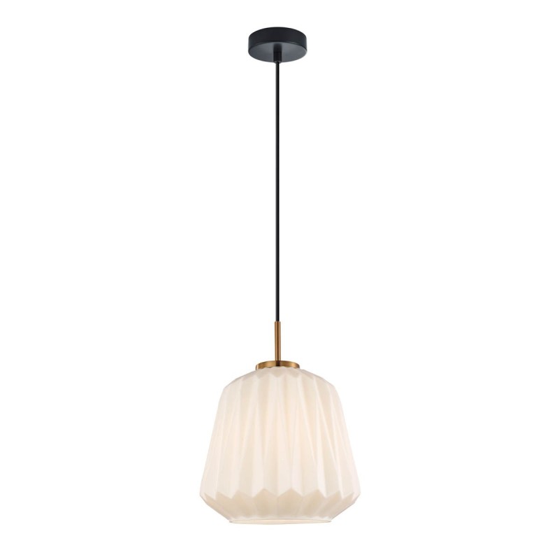 Pakabinamas šviestuvas Antita 1xE27 Juoda, Žalvario (PND-3645-1-BRO-W)