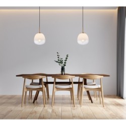 Pakabinamas šviestuvas Antita 1xE27 Juoda, Žalvario (PND-3650-1S-BRO-CW)