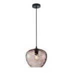 Pakabinamas šviestuvas Bresco 1xE27 Juoda, Ruda (PND-3033-1-BK-CF)