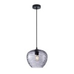 Pakabinamas šviestuvas Bresco 1xE27 Juoda, Mėlyna (PND-3033-1-BK-SG)