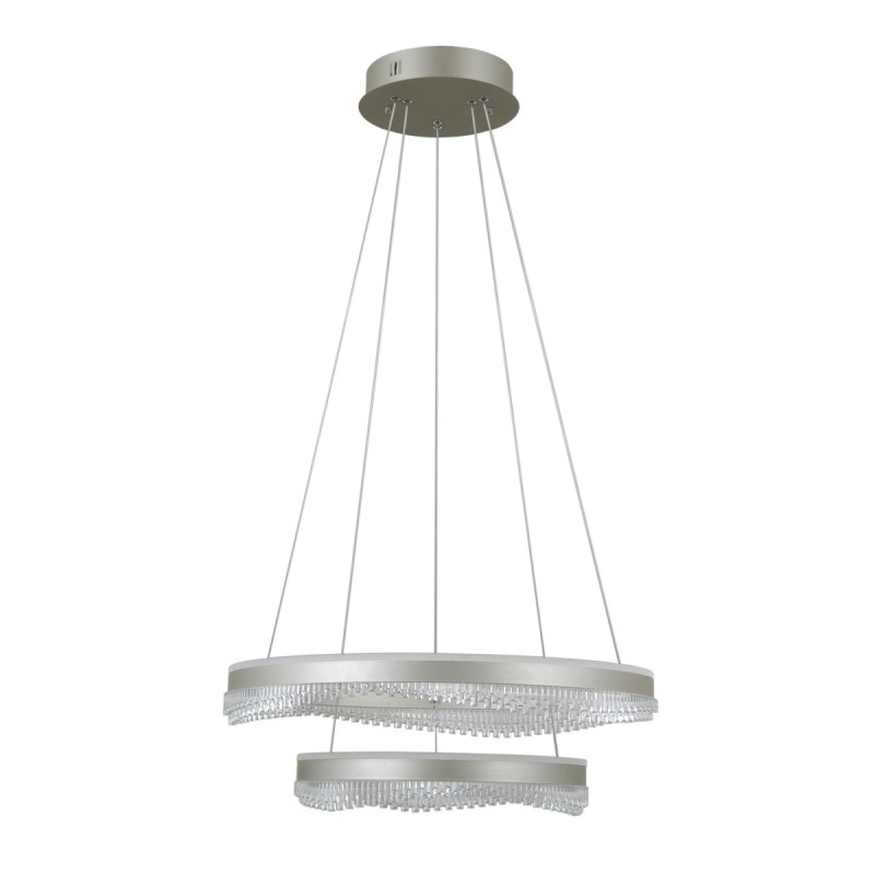Pakabinamas šviestuvas Morte LED 70W 3000, 4000, 6000K Sidabro (PND-34535-2L-SILV)