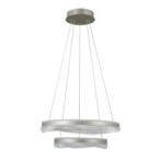 Pakabinamas šviestuvas Morte LED 70W 3000, 4000, 6000K Sidabro (PND-34535-2L-SILV)