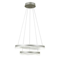 Pakabinamas šviestuvas Morte LED 70W 3000, 4000, 6000K Sidabro (PND-34535-2L-SILV)