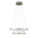 Pakabinamas šviestuvas Morte LED 70W 3000, 4000, 6000K Sidabro (PND-34535-2L-SILV)