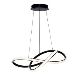 Pakabinamas šviestuvas Almera LED 32W 3000, 4000, 6000K Juoda (PND-64728-BK)