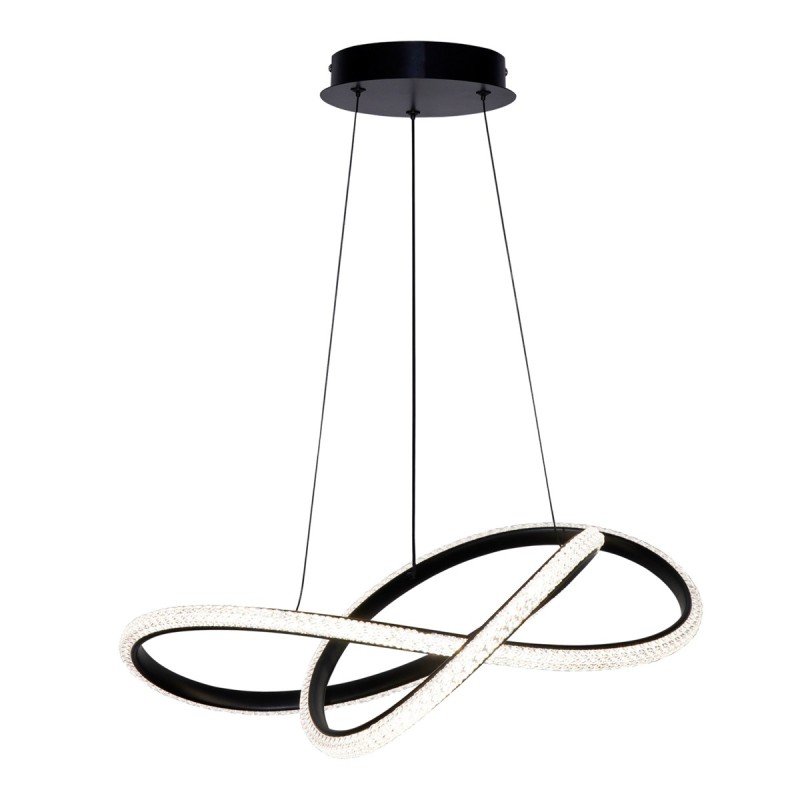 Pakabinamas šviestuvas Almera LED 32W 3000, 4000, 6000K Juoda (PND-64728-BK)