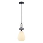 Pakabinamas šviestuvas Altra 1xE27 Pilka (PND-36787-1B-BK-WH)