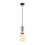 Pakabinamas šviestuvas Altra 1xE27 Juoda, Rožinė (PND-36787-1C-BK-WH)