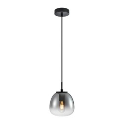 Pakabinamas šviestuvas Antita 1xE27 Juoda (PND-3650-1S-BK-CSG)