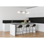 Pakabinamas šviestuvas Austis LED 24W 3000, 4000, 6000K Juoda (PND-02836-3-BK)