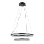 Pakabinamas šviestuvas Barlo LED 36W 3000, 4000, 6000K Juoda (PND-34526-2L-BK)