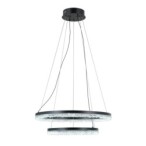 Pakabinamas šviestuvas Barlo LED 36W 3000, 4000, 6000K Juoda (PND-34526-2L-BK)