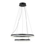 Pakabinamas šviestuvas Barlo LED 36W 3000, 4000, 6000K Juoda (PND-34526-2L-BK)