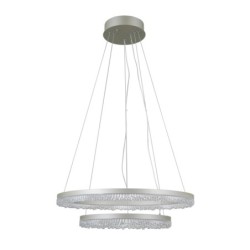 Pakabinamas šviestuvas Barlo LED 36W 3000, 4000, 6000K Sidabro (PND-34526-2L-SILV)