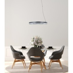 Pakabinamas šviestuvas Barlo LED 22W 3000, 4000, 6000K Juoda (PND-34526-M-BK)