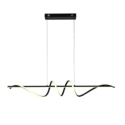 Pakabinamas šviestuvas Bastelo LED 40W 3000, 4000, 6000K Juoda (PND-24154-BK)